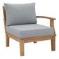Modway EEI-1818 Marina 4 Piece Outdoor Patio Teak Sofa Set | Outdoor Sofas, Loveseats & Sectionals | Modishstore-14