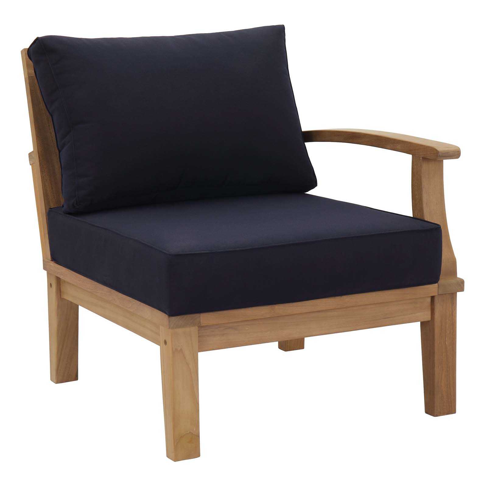 Modway EEI-1818 Marina 4 Piece Outdoor Patio Teak Sofa Set | Outdoor Sofas, Loveseats & Sectionals | Modishstore-22