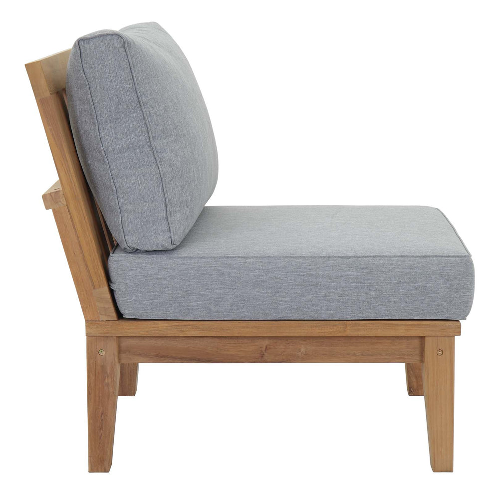 Modway EEI-1823 Marina 2 Piece Outdoor Patio Teak Sofa Set - Natural White - EEI-1823 | Outdoor Sofas, Loveseats & Sectionals | Modishstore - 6