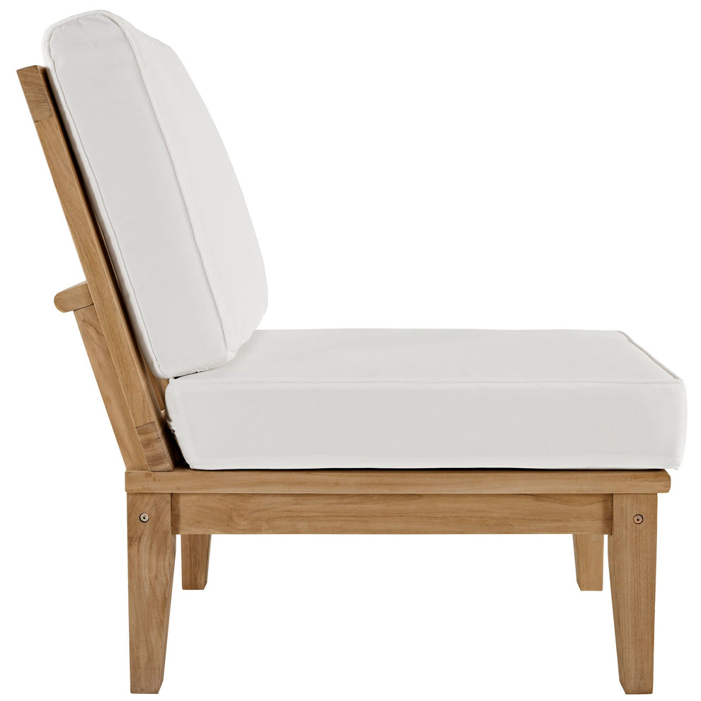 Modway EEI-1823 Marina 2 Piece Outdoor Patio Teak Sofa Set - Natural White - EEI-1823 | Outdoor Sofas, Loveseats & Sectionals | Modishstore - 15