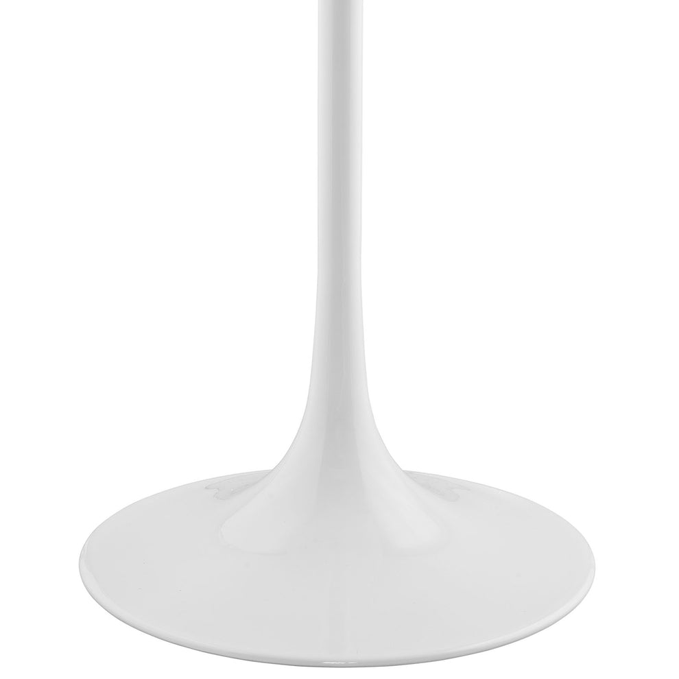 Modway Lippa 28" Artificial Marble Bar Table in White - EEI-1827 | Bar Tables | Modishstore - 4