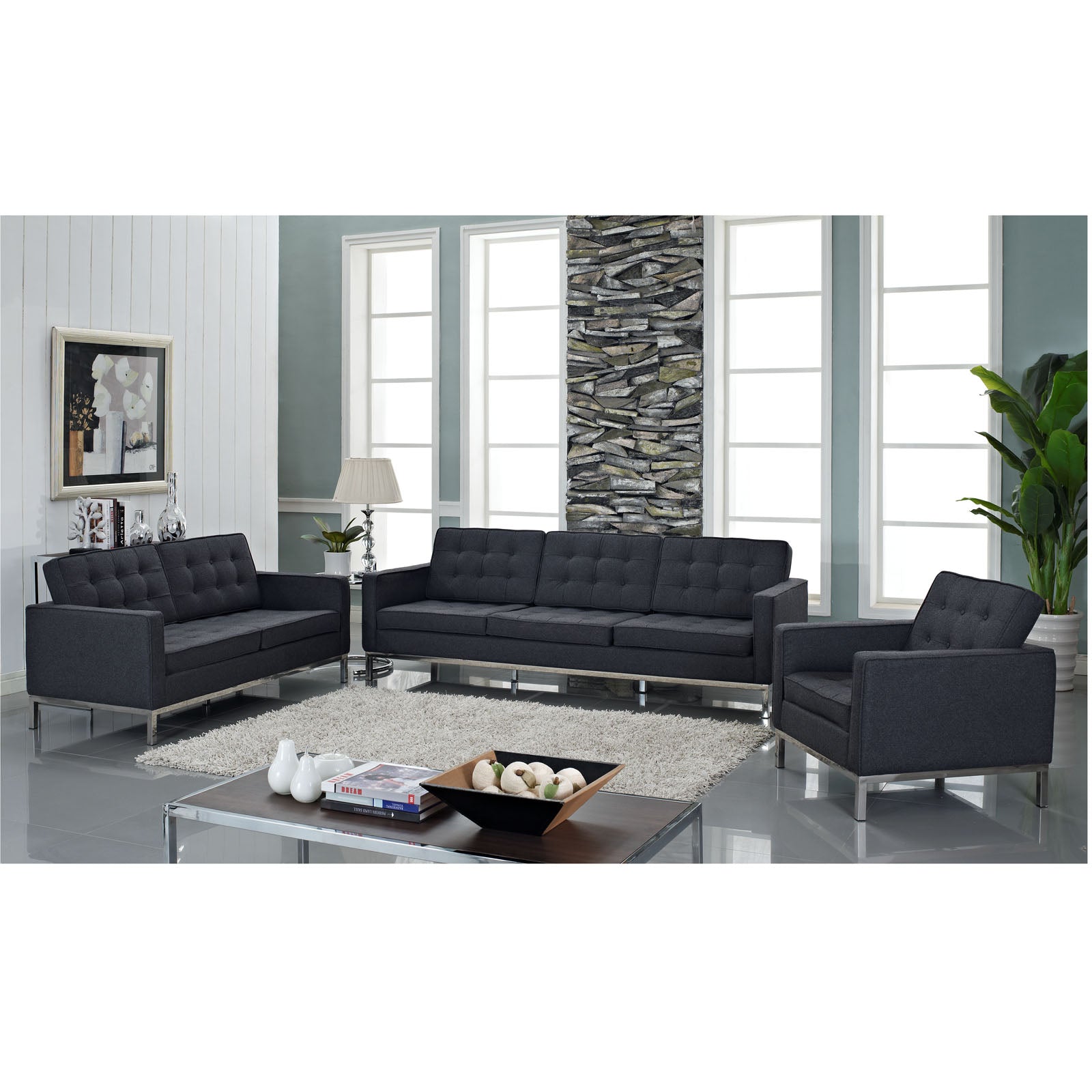 Loft Wool Armchair By Modway - EEI-184 | Armchairs | Modishstore - 8
