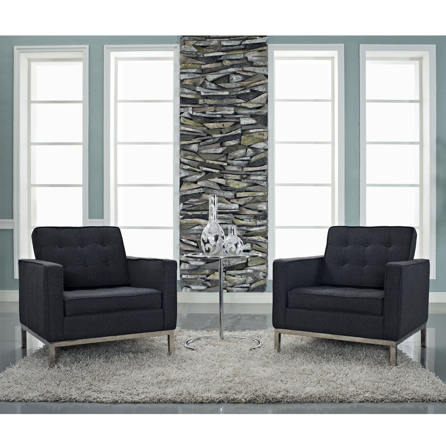 Loft Wool Armchair By Modway - EEI-184 | Armchairs | Modishstore - 1