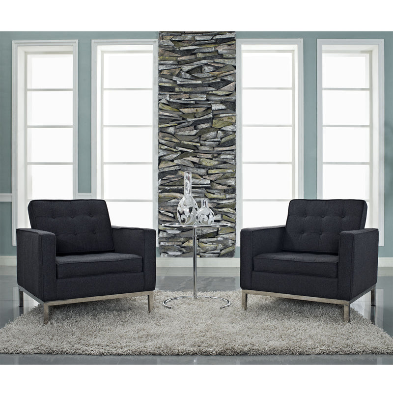 Loft Wool Armchair By Modway - EEI-184 | Armchairs | Modishstore - 1