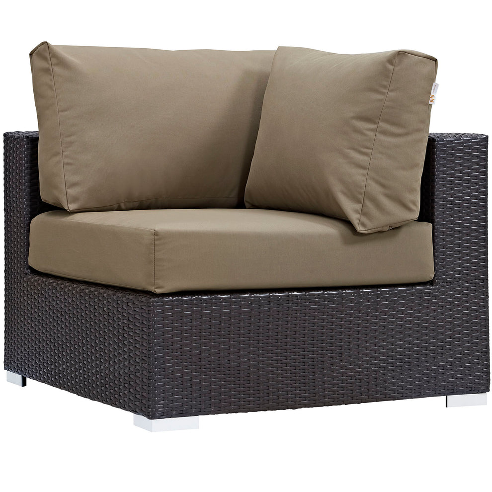 Modway Convene Outdoor Patio Corner - EEI-1840 | Outdoor Sofas, Loveseats & Sectionals | Modishstore - 6