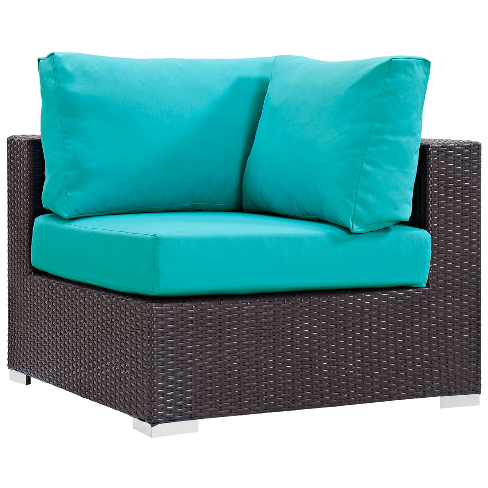 Modway Convene Outdoor Patio Corner - EEI-1840 | Outdoor Sofas, Loveseats & Sectionals | Modishstore - 2