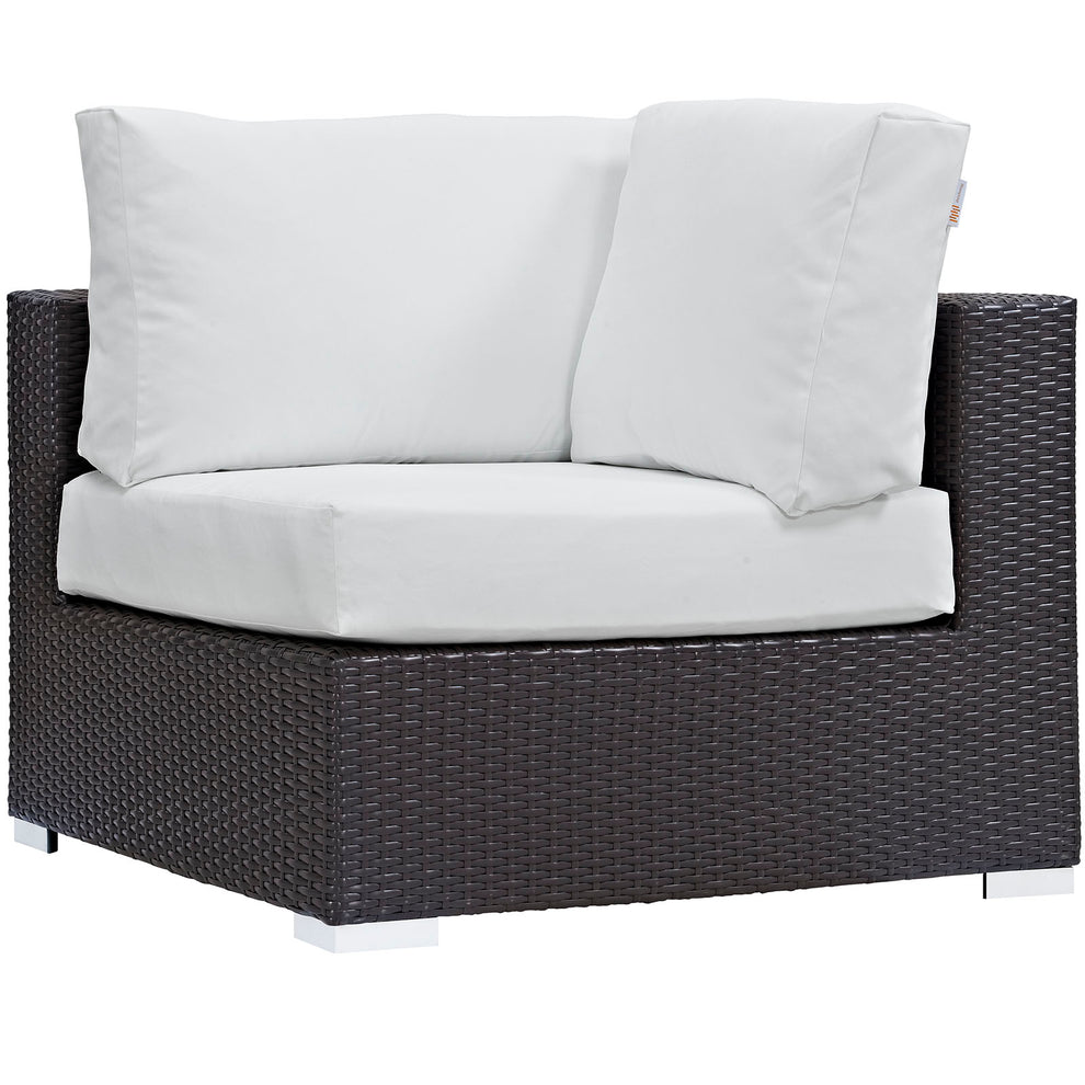 Modway Convene Outdoor Patio Corner - EEI-1840 | Outdoor Sofas, Loveseats & Sectionals | Modishstore - 1