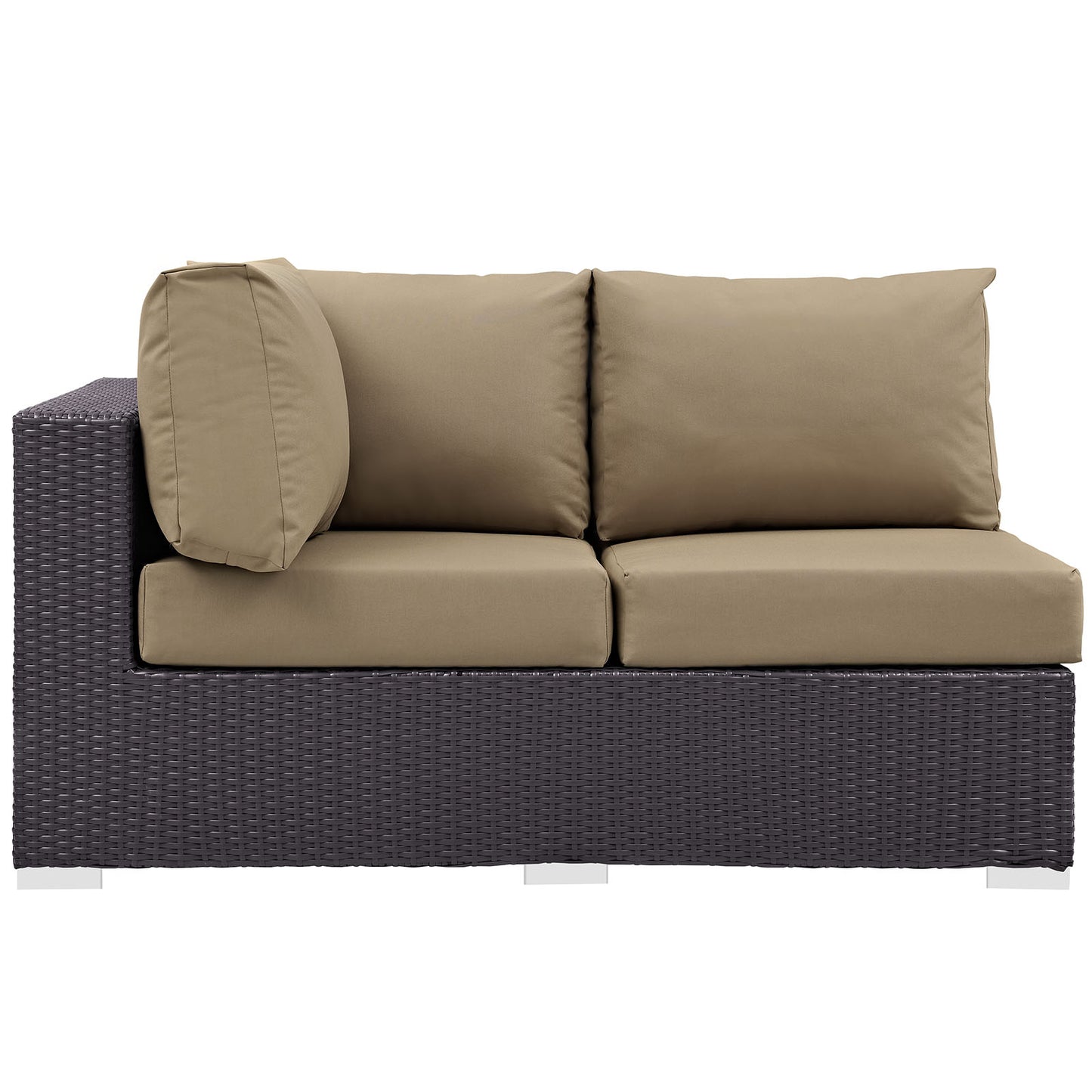 Convene Outdoor Patio Left Arm Loveseat By Modway - EEI-1842 | Outdoor Sofas, Loveseats & Sectionals | Modishstore - 3