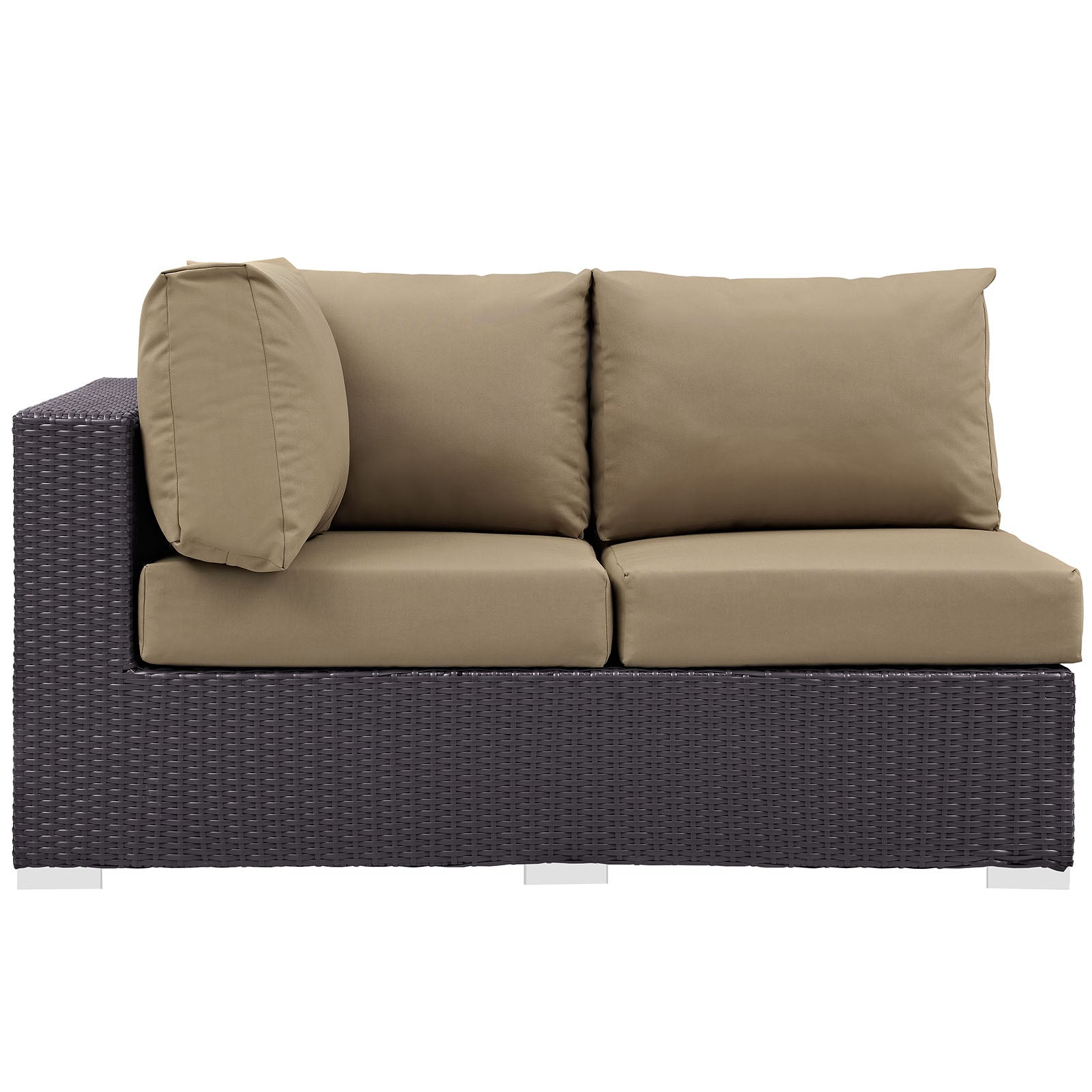 Convene Outdoor Patio Left Arm Loveseat By Modway - EEI-1842 | Outdoor Sofas, Loveseats & Sectionals | Modishstore - 3