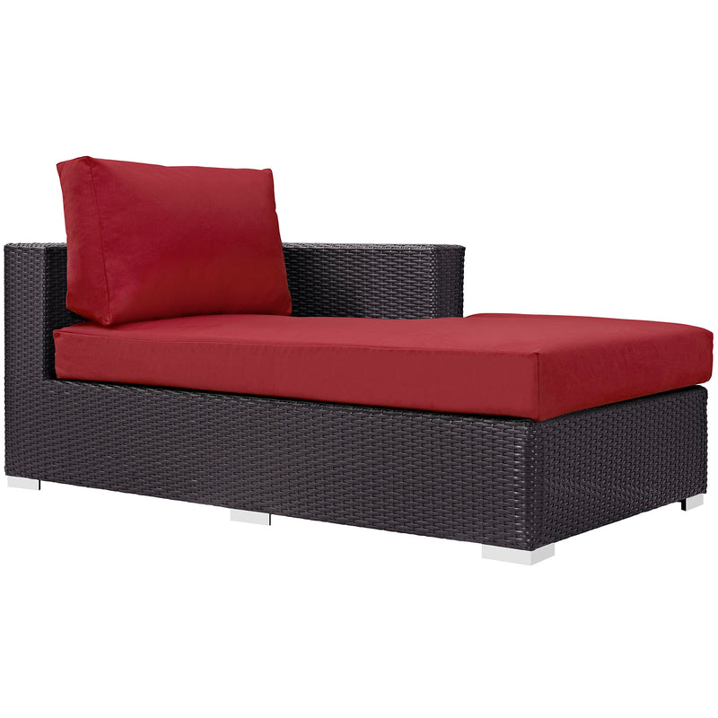Convene Outdoor Patio Fabric Right Arm Chaise By Modway - EEI-1843 | Outdoor Chaise Lounges | Modishstore - 2