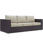 Modway Convene Outdoor Patio Sofa - EEI-1844 | Outdoor Sofas, Loveseats & Sectionals | Modishstore - 2