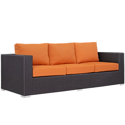 Modway Convene Outdoor Patio Sofa - EEI-1844 | Outdoor Sofas, Loveseats & Sectionals | Modishstore - 10