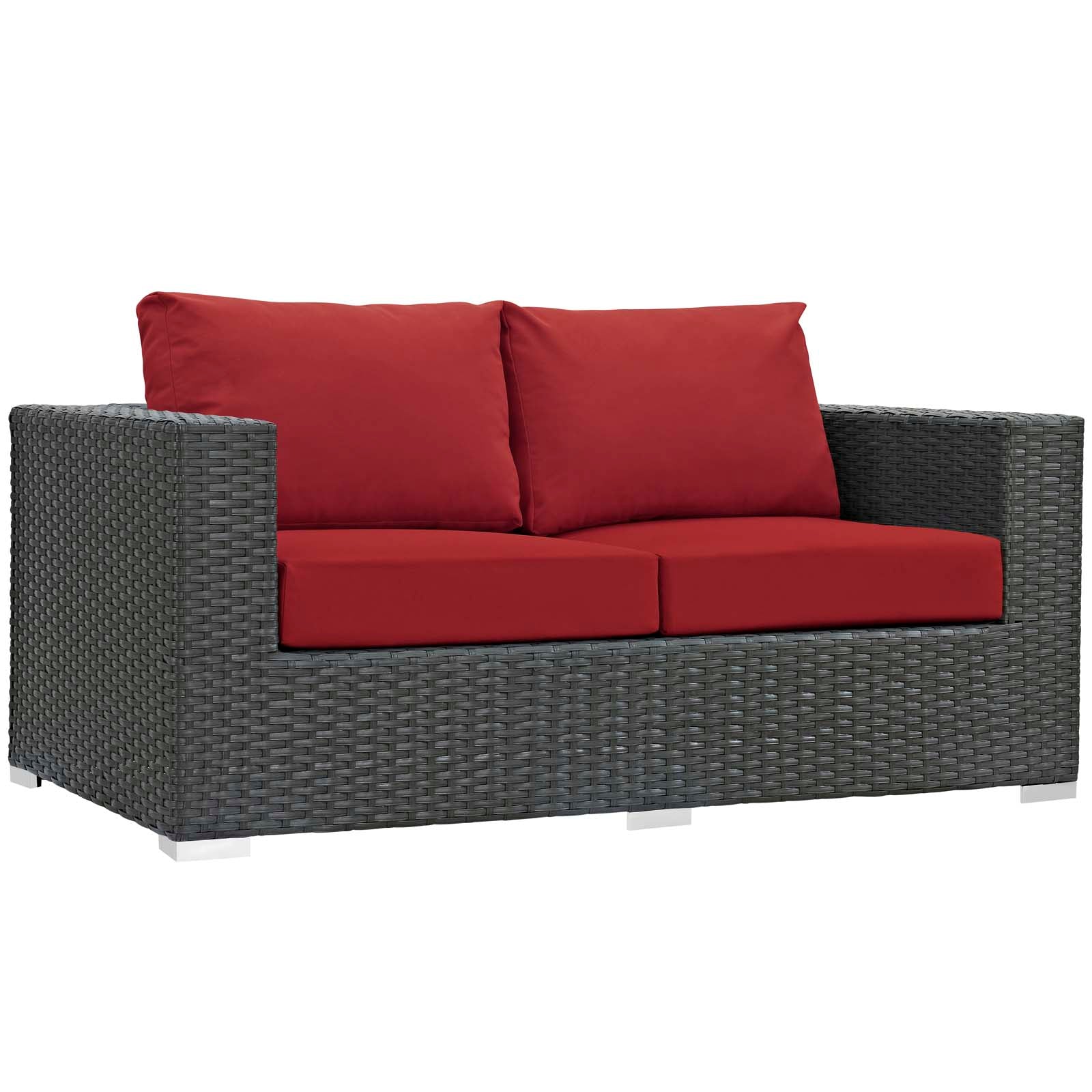 Modway Sojourn Outdoor Patio Loveseat | Outdoor Sofas, Loveseats & Sectionals | Modishstore-31
