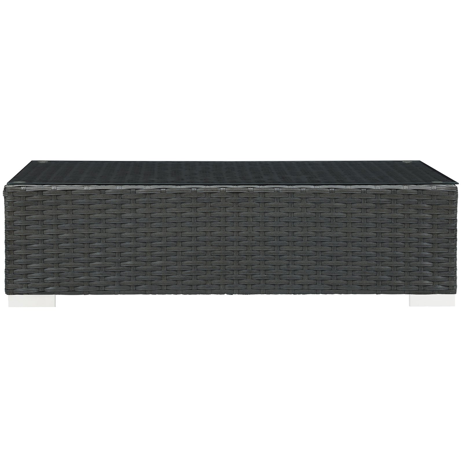 Modway Sojourn Outdoor Patio Coffee Table - Chocolate - EEI-1852 | Outdoor Tables | Modishstore - 3