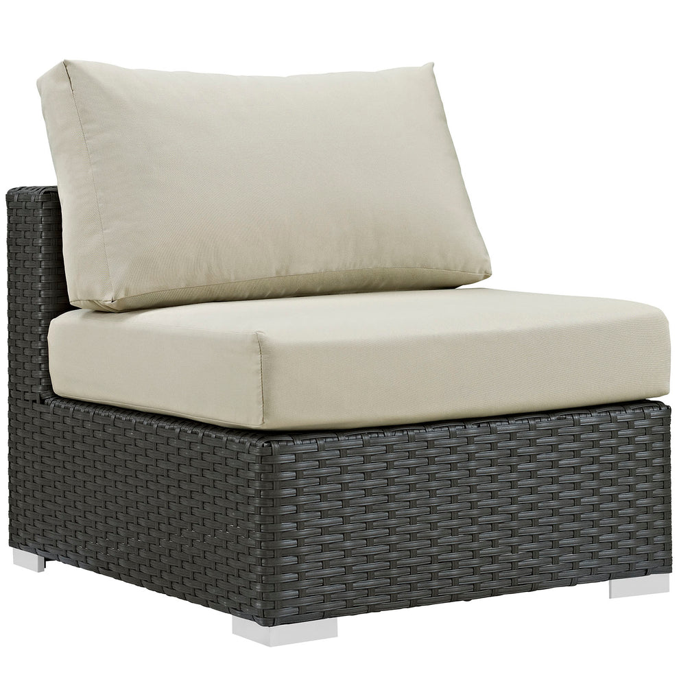 Modway Sojourn Outdoor Patio Fabric Armless - EEI-1854 | Outdoor Chairs | Modishstore - 1