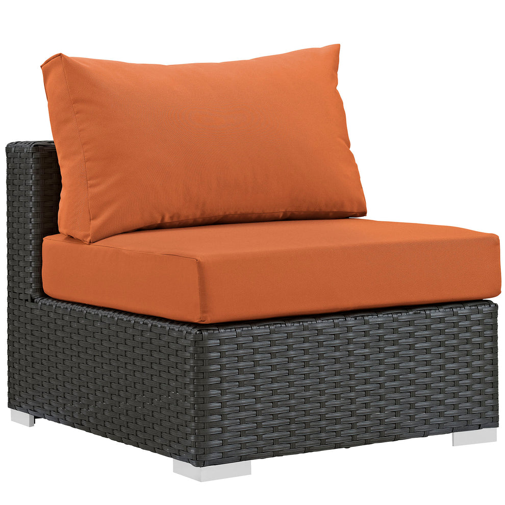 Modway Sojourn Outdoor Patio Fabric Armless - EEI-1854 | Outdoor Chairs | Modishstore - 3