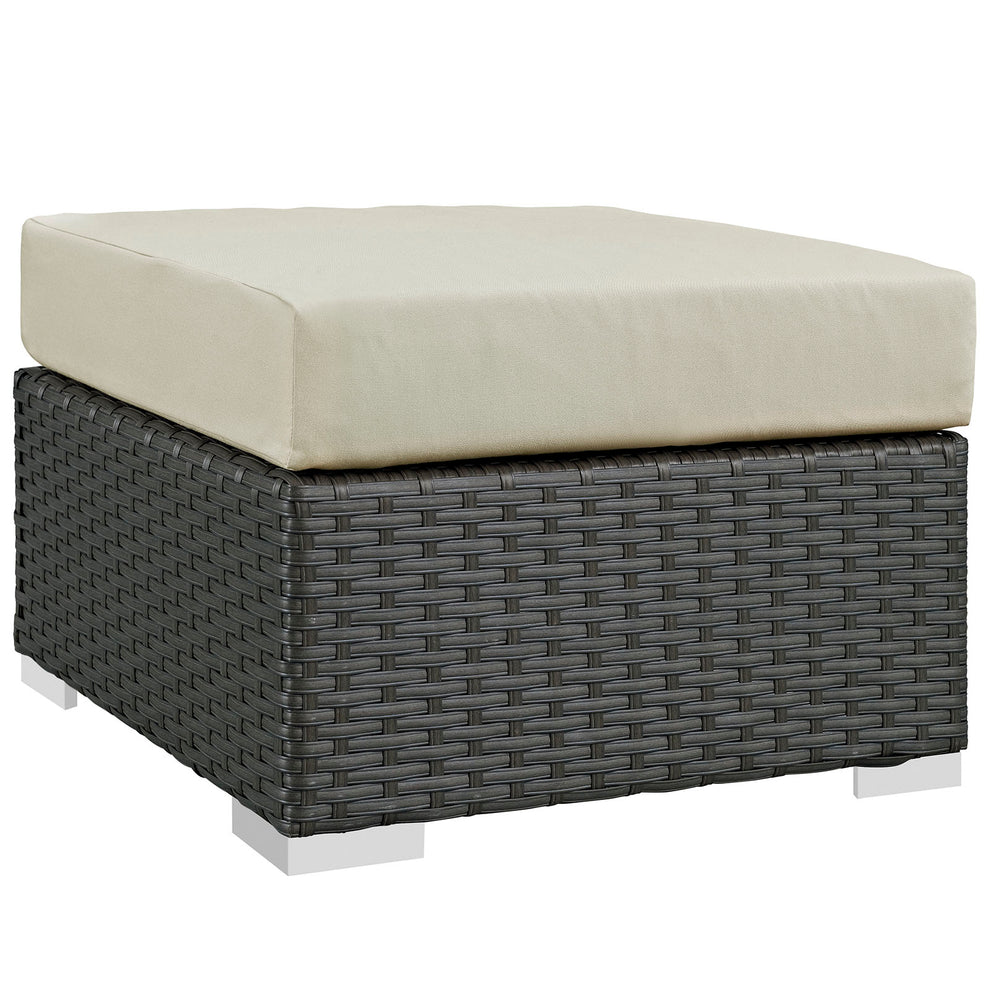 Modway Sojourn Outdoor Patio Ottoman - EEI-1855 | Outdoor Ottomans | Modishstore - 1