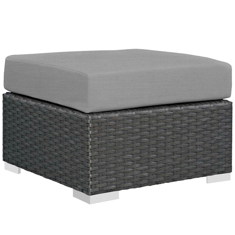 Modway Sojourn Outdoor Patio Ottoman - EEI-1855 | Outdoor Ottomans | Modishstore - 4