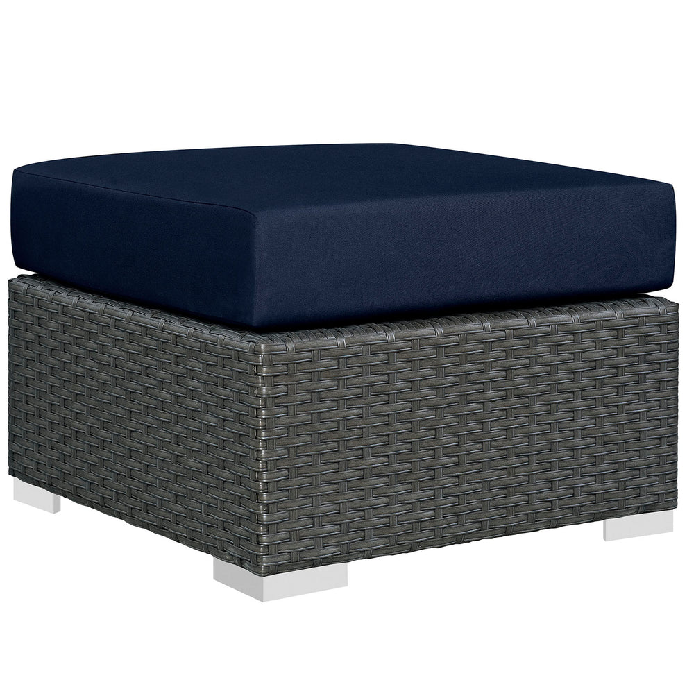 Modway Sojourn Outdoor Patio Ottoman - EEI-1855 | Outdoor Ottomans | Modishstore - 2