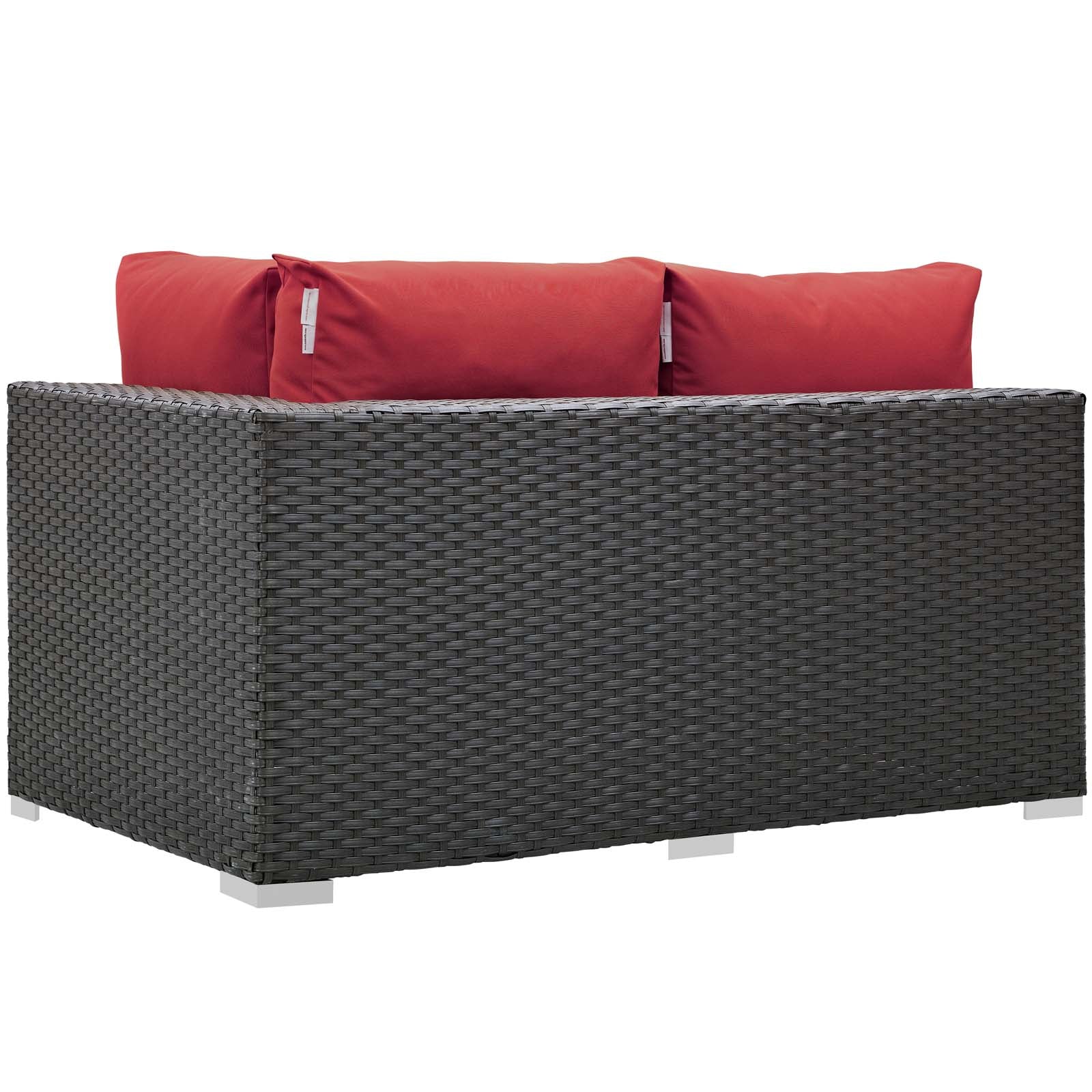 Sojourn Outdoor Patio Sunbrella Right Arm Loveseat By Modway - EEI-1857 | Outdoor Sofas, Loveseats & Sectionals | Modishstore - 2