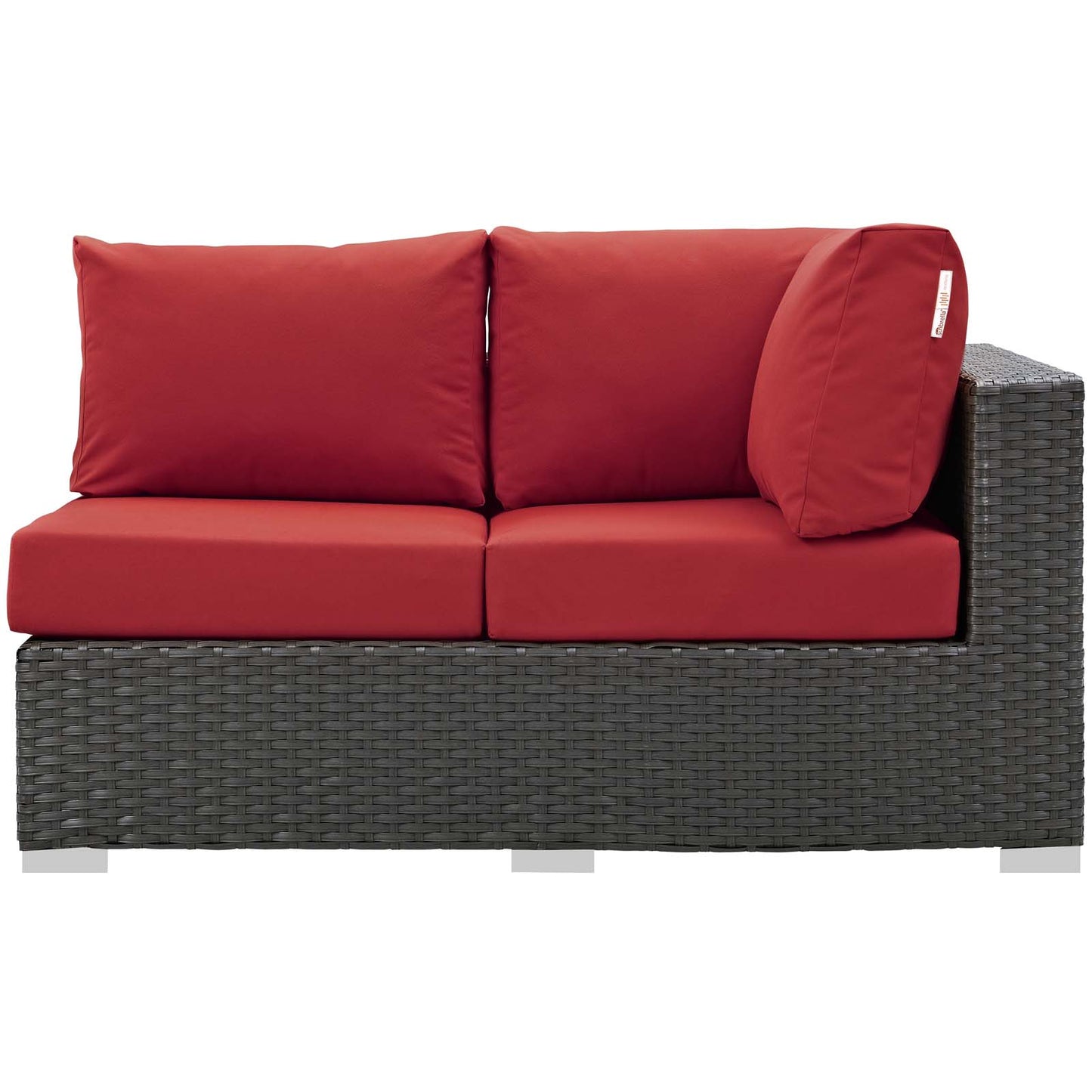 Sojourn Outdoor Patio Sunbrella Right Arm Loveseat By Modway - EEI-1857 | Outdoor Sofas, Loveseats & Sectionals | Modishstore - 3