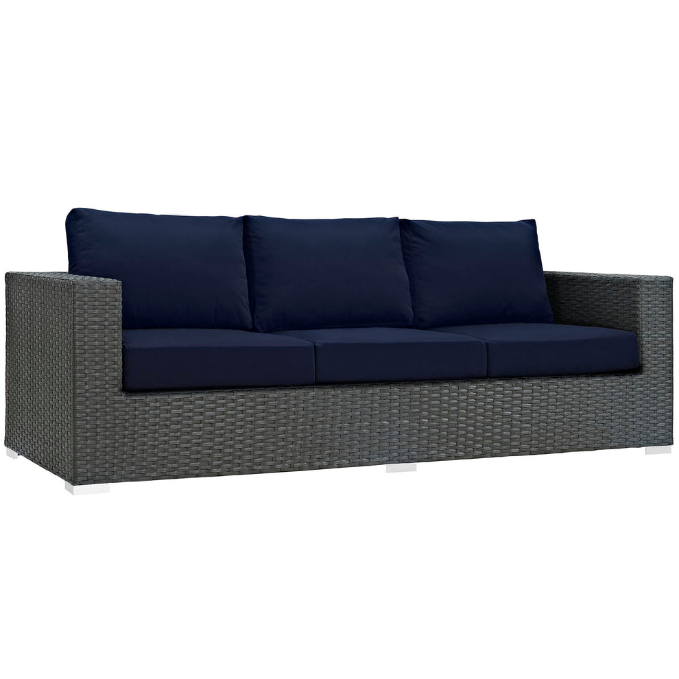 Modway Sojourn Outdoor Patio Sofa - EEI-1860 | Outdoor Sofas, Loveseats & Sectionals | Modishstore - 2