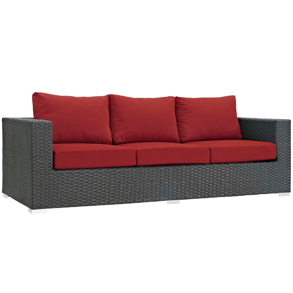 Modway Sojourn Outdoor Patio Sofa - EEI-1860 | Outdoor Sofas, Loveseats & Sectionals | Modishstore - 5