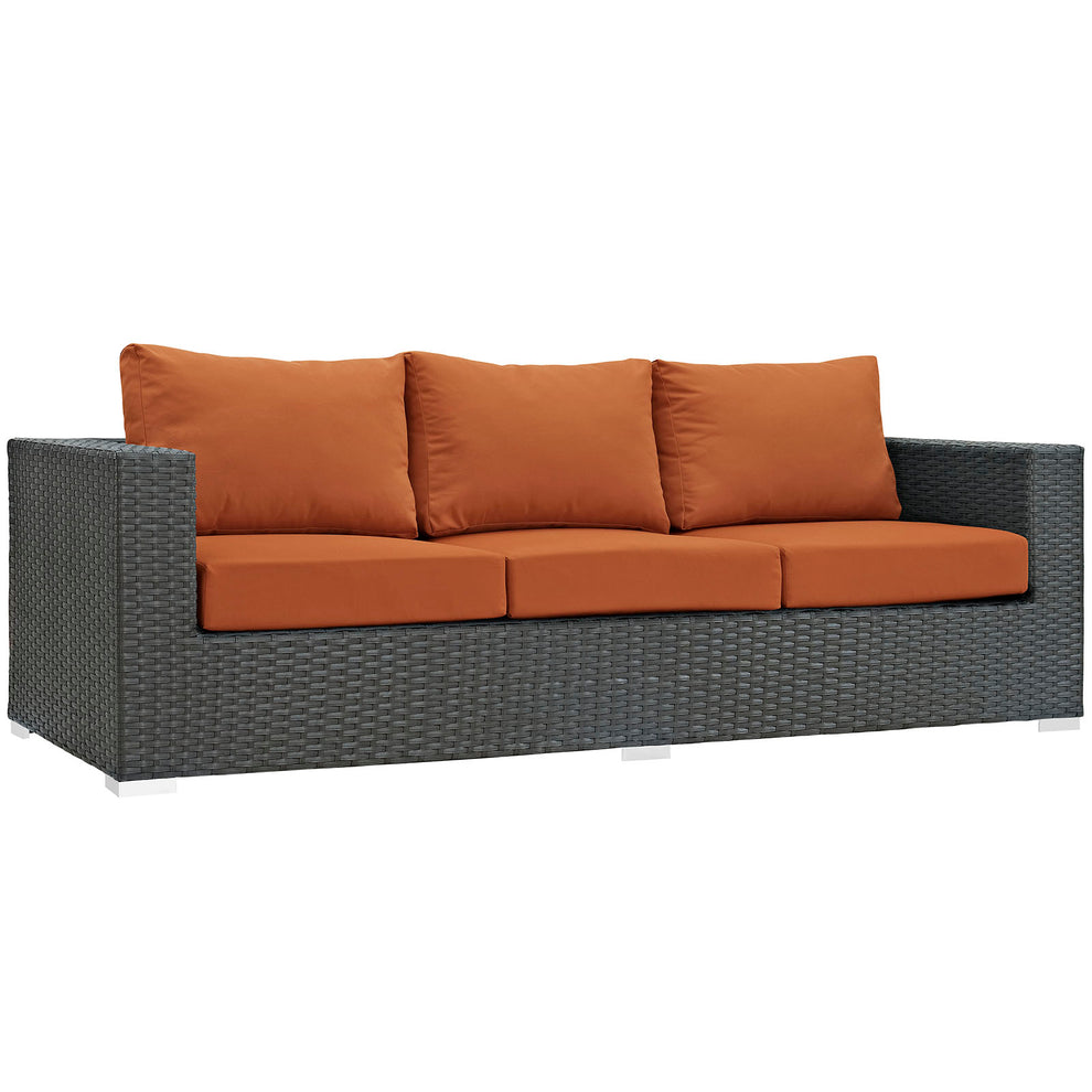 Modway Sojourn Outdoor Patio Sofa - EEI-1860 | Outdoor Sofas, Loveseats & Sectionals | Modishstore - 3
