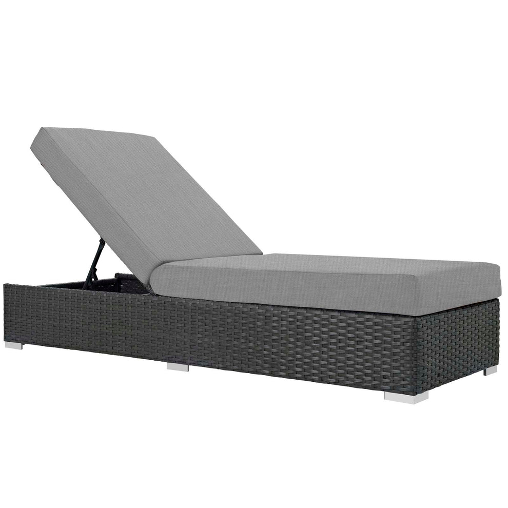 Modway Sojourn Outdoor Patio Chaise Lounge - EEI-1862 | Outdoor Recliners & Lounge Chairs | Modishstore - 4