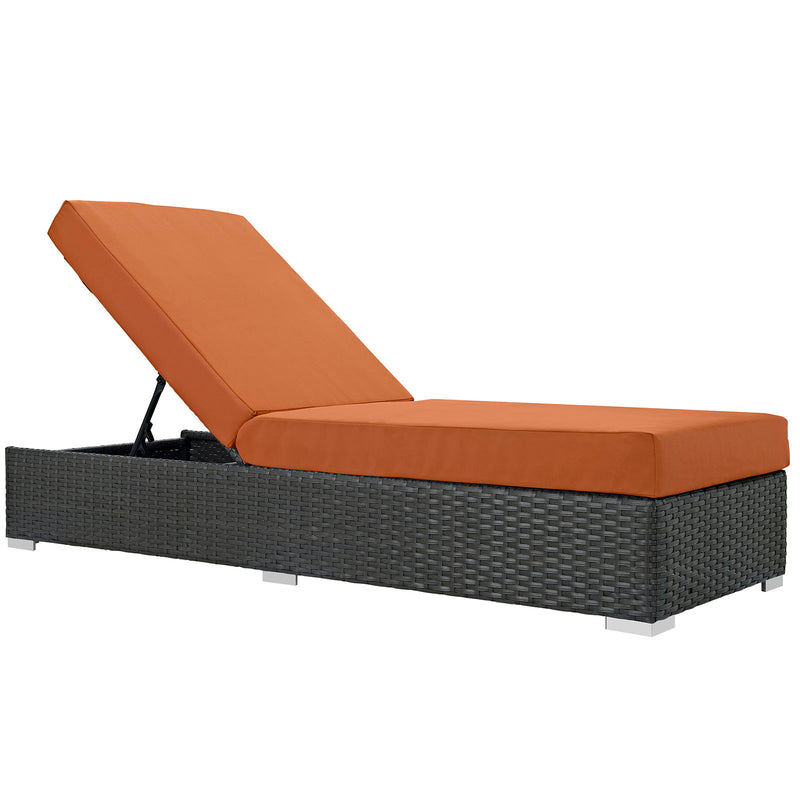 Modway Sojourn Outdoor Patio Chaise Lounge - EEI-1862 | Outdoor Recliners & Lounge Chairs | Modishstore - 3