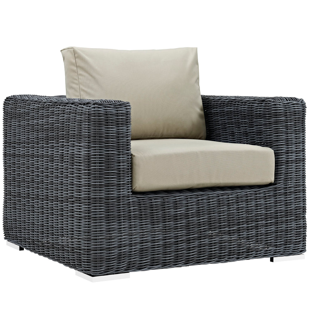 Modway Summon Outdoor Patio Fabric Armchair - EEI-1864 | Outdoor Chairs | Modishstore - 1