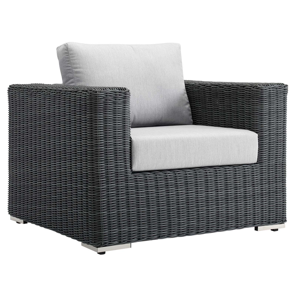 Modway Summon Outdoor Patio Fabric Armchair - EEI-1864 | Outdoor Chairs | Modishstore - 4