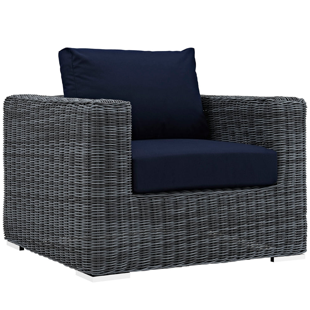 Modway Summon Outdoor Patio Fabric Armchair - EEI-1864 | Outdoor Chairs | Modishstore - 2