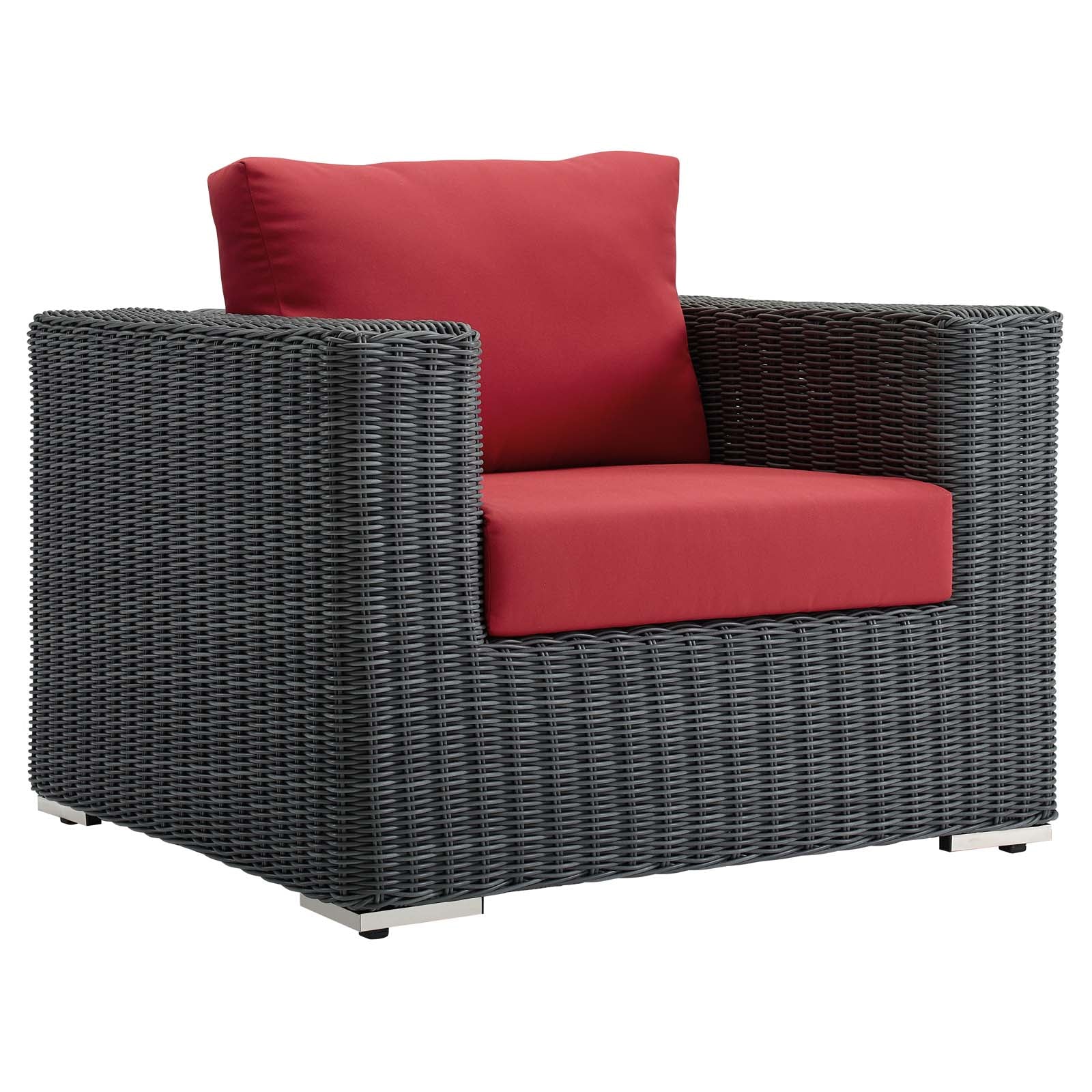 Modway Summon Outdoor Patio Fabric Armchair | Outdoor Chairs | Modishstore-22