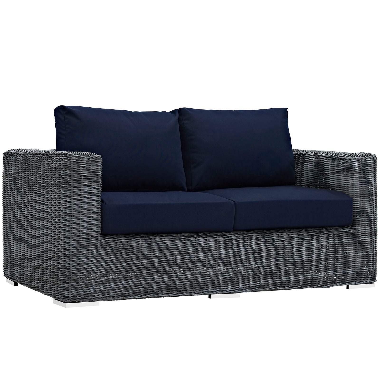Summon Outdoor Patio Loveseat - Thumbnail 4