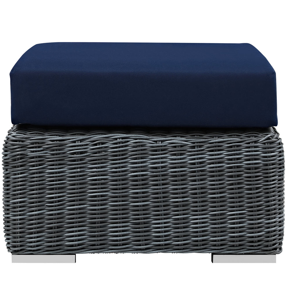 Summon Outdoor Patio Sunbrella Ottoman By Modway - EEI-1869 | Outdoor Ottomans | Modishstore - 8