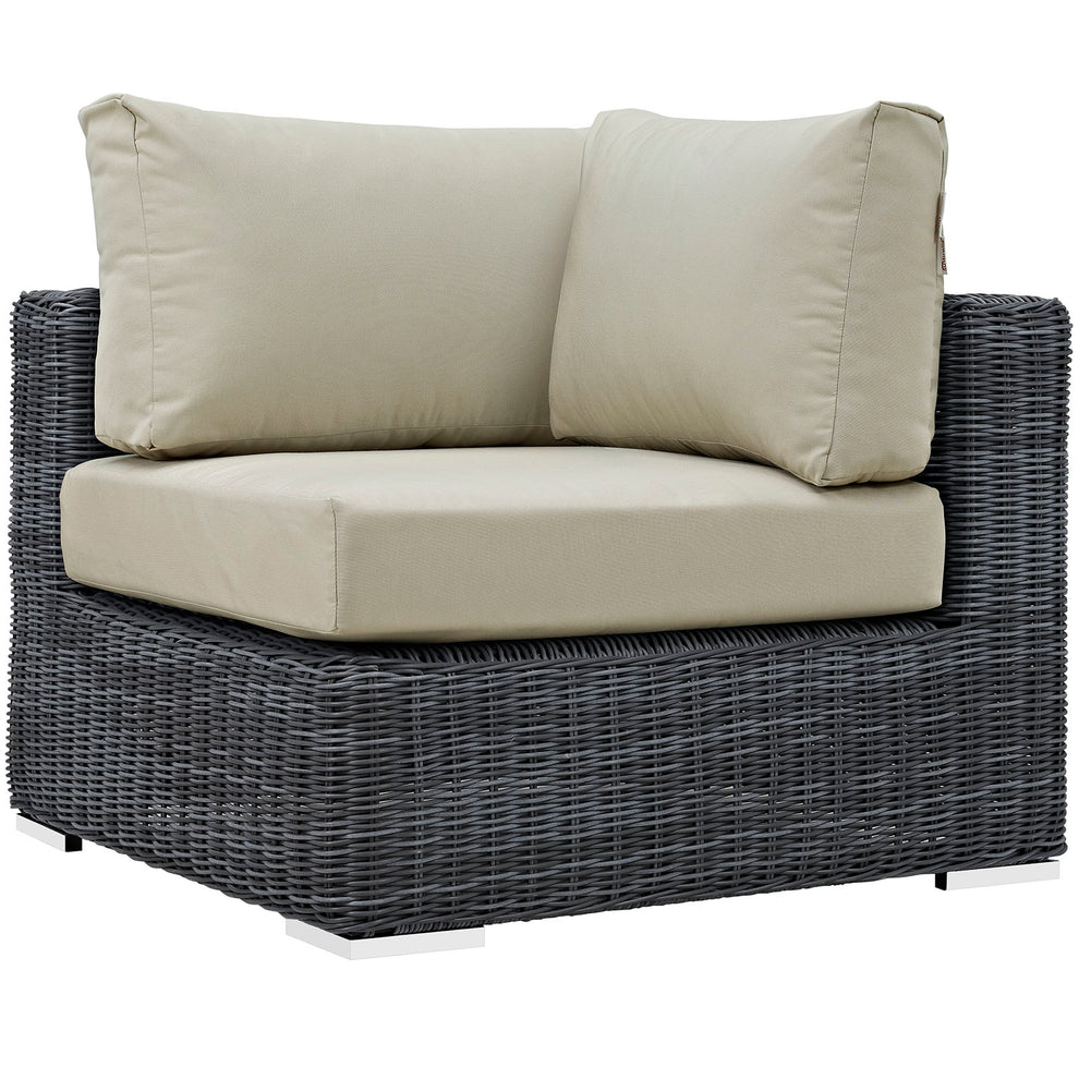 Modway Summon Outdoor Patio Corner - EEI-1870 | Outdoor Sofas, Loveseats & Sectionals | Modishstore - 5
