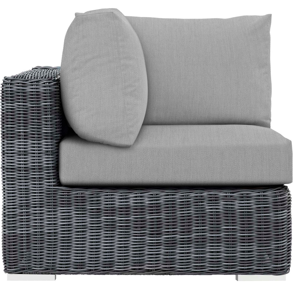 Modway Summon Outdoor Patio Corner - EEI-1870 | Outdoor Sofas, Loveseats & Sectionals | Modishstore - 2