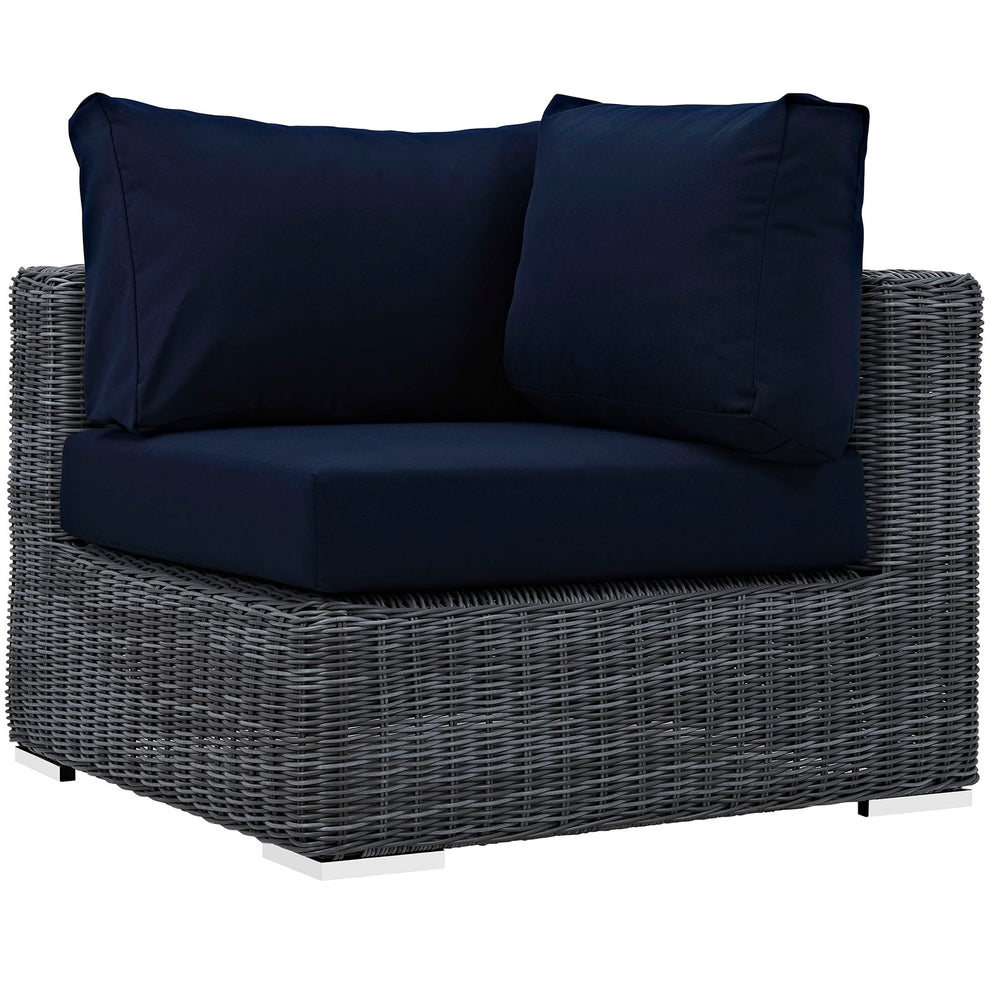 Modway Summon Outdoor Patio Corner - EEI-1870 | Outdoor Sofas, Loveseats & Sectionals | Modishstore - 6