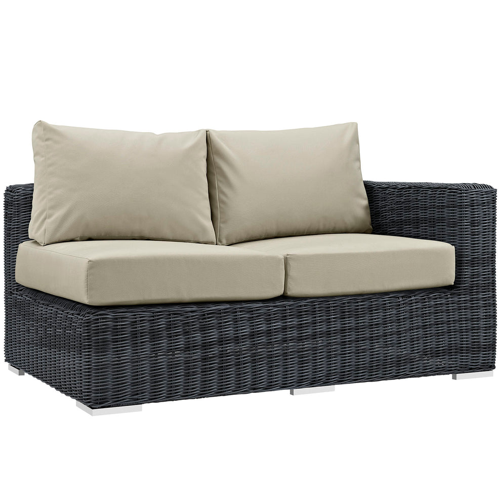 Modway Summon Outdoor Patio Right Arm Loveseat - EEI-1871 | Outdoor Sofas, Loveseats & Sectionals | Modishstore - 3