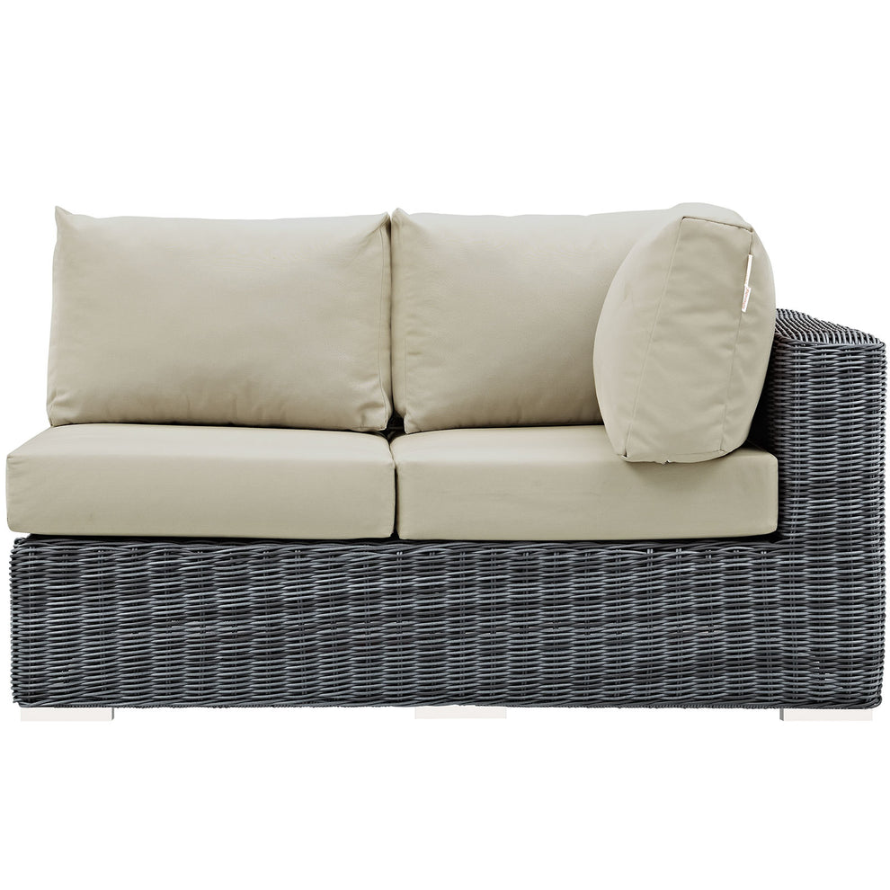 Modway Summon Outdoor Patio Right Arm Loveseat - EEI-1871 | Outdoor Sofas, Loveseats & Sectionals | Modishstore - 4