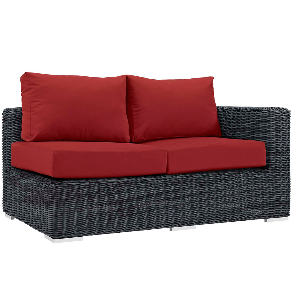 Modway Summon Outdoor Patio Right Arm Loveseat - EEI-1871 | Outdoor Sofas, Loveseats & Sectionals | Modishstore - 2