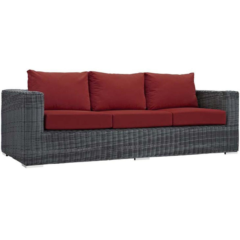 Modway Summon Outdoor Patio Sofa - EEI-1874 | Outdoor Sofas, Loveseats & Sectionals | Modishstore - 11