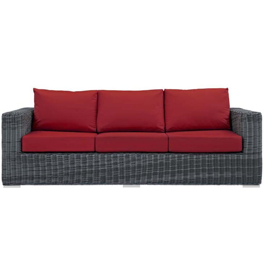 Modway Summon Outdoor Patio Sofa | Outdoor Sofas, Loveseats & Sectionals | Modishstore-17