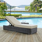 Summon Outdoor Patio Sunbrella® Chaise Lounge By Modway - EEI-1876 | Outdoor Chaise Lounges | Modishstore - 1
