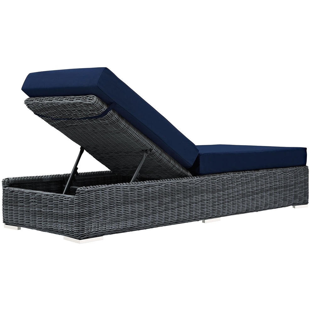Summon Outdoor Patio Sunbrella® Chaise Lounge By Modway - EEI-1876 | Outdoor Chaise Lounges | Modishstore - 12
