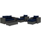 Modway Sojourn 8 Piece Outdoor Patio Sectional Set | Outdoor Sofas, Loveseats & Sectionals | Modishstore-32