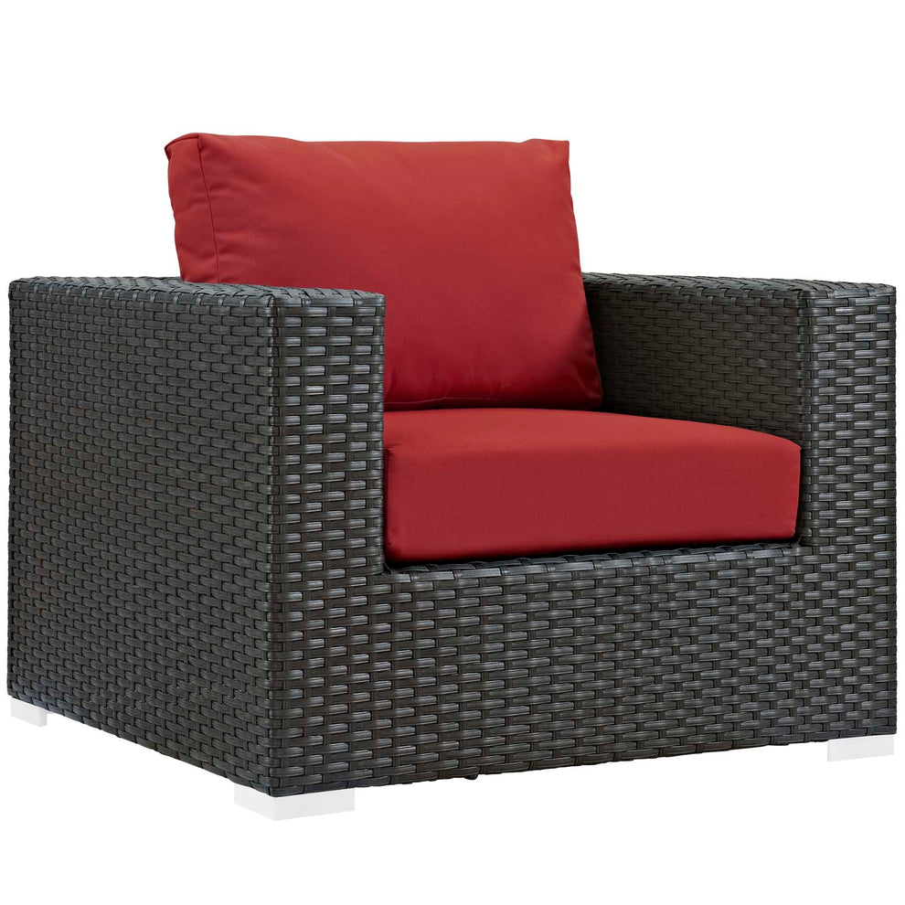Modway Sojourn 8 Piece Outdoor Patio Sectional Set - EEI-1880 | Outdoor Sofas, Loveseats & Sectionals | Modishstore - 5