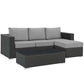 Modway Sojourn 3 Piece Outdoor Patio Sunbrella Sectional Set - EEI-1889 - EEI-1889 | Outdoor Sofas, Loveseats & Sectionals | Modishstore - 10