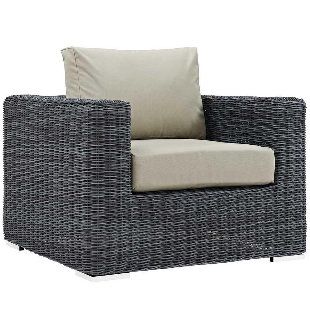 Modway Summon 8 Piece Outdoor Patio Sectional Set - EEI-1894 | Outdoor Sofas, Loveseats & Sectionals | Modishstore - 5